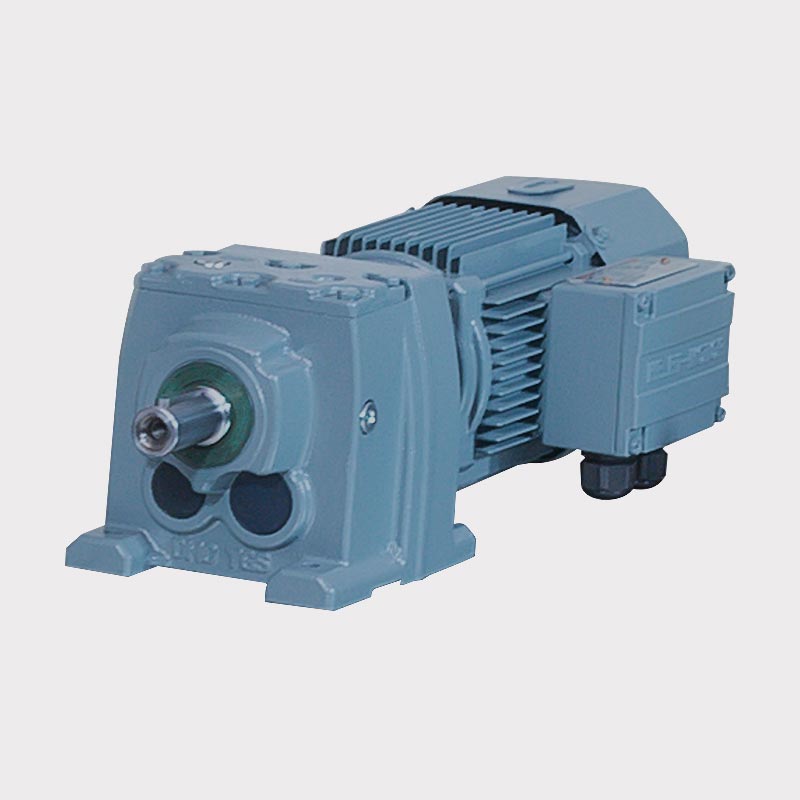 D -serien Solid skaft Helical variabel hastighed gearmotor med bremse